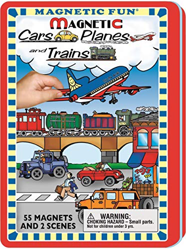 Book Cover Magnetic Fun - Cars Planes and Trains