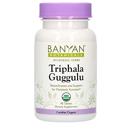 Book Cover Banyan Botanicals Triphala Guggulu - USDA Organic - 90 Tablets - Detoxification & Metabolic Support*