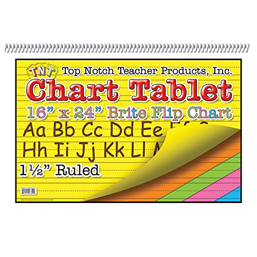 Book Cover Top Notch Teacher Products Brite Chart Tablet (25 Count), 16