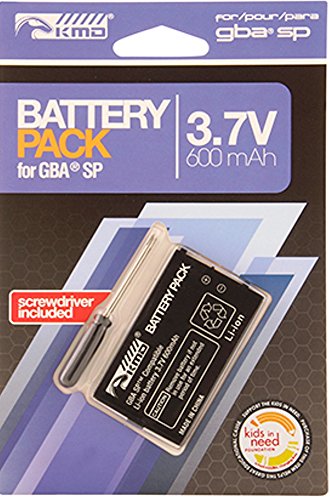 Book Cover Game Boy Advance SP Replacement Battery Pack for GBA SP (packaging may vary)