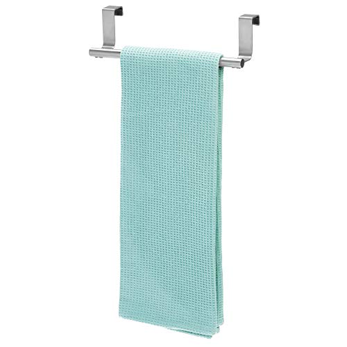 Book Cover iDesign Forma Metal Over the Cabinet Towel Bar, Hand Towel and Washcloth Rack for Bathroom and Kitchen , 9.25