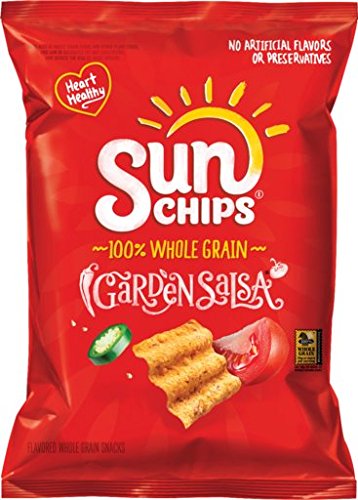 Book Cover Sunchips Multigrain Snacks, Garden Salsa, 1.5-Ounce Large Single Serve Bags (Pack of 64)