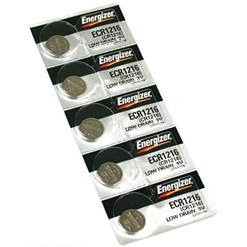 Book Cover 5 CR1216 Energizer Watch Batteries Lithium Battery Cell