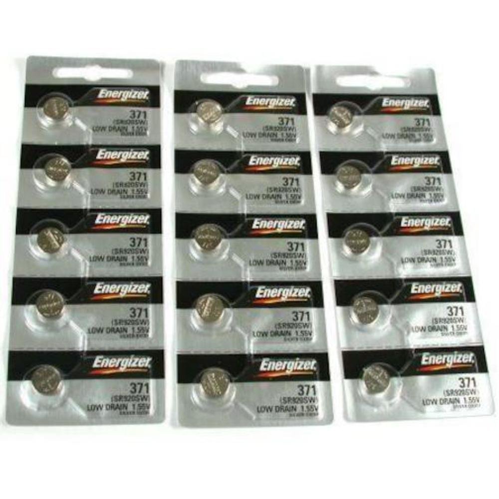 Book Cover 15 371 / 370 Energizer Watch Batteries SR920W Battery