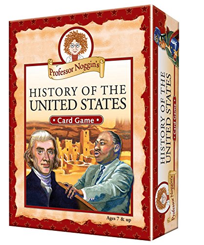 Book Cover Professor Noggin History of The United States - A Educational Trivia Based Card Game for Kids