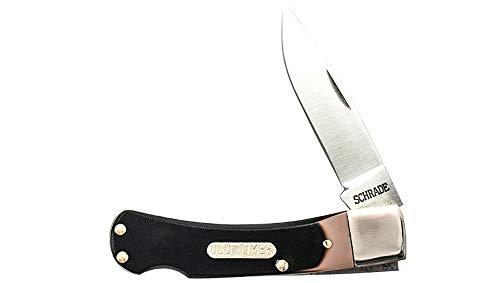 Book Cover Old Timer 3OT Bearhead 5.1in S.S. Traditional Lockback Folding Knife with 2.2in Drop Point Blade and Sawcut Handle for Outdoor, Hunting, Camping and EDC
