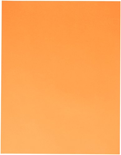 Book Cover Exact Color Copy Paper, 8-1/2 x 11 Inches, 20 lbs, Bright Orange, Pack of 500 - 87300