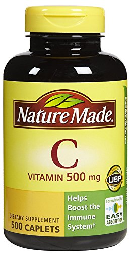 Book Cover Nature Made Vitamin C 500 mg 500 count Caplets