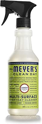 Book Cover Mrs Meyer's, Cleaner Spray Countertop Lemon Verbena, 16 Fl Oz