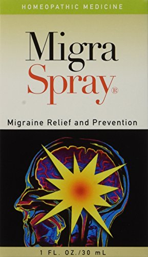 Book Cover MigraSpray ~ All Natural Migraine Relief & Prevention, 1oz/30ml