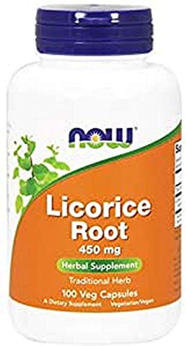 Book Cover NOW Foods, Licorice Root 450mg 100 CAPS
