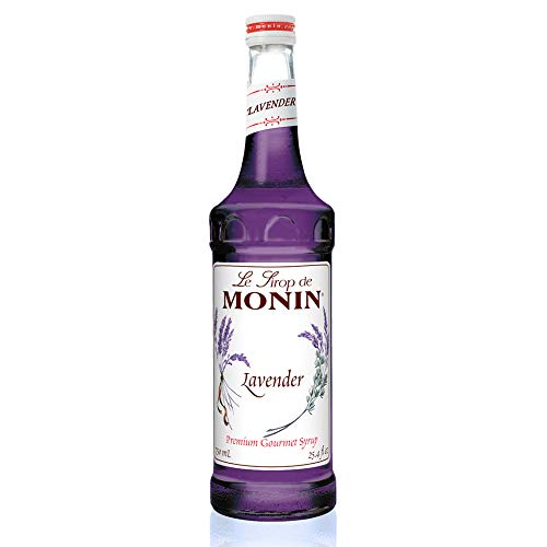 Book Cover Monin - lavendar Syrup, Aromatic and Floral, Natural Flavors, Great for Cocktails, Lemonades and Sodas, Vegan, Non-GMO, Gluten-Free (750 Milliliters), 1 Fl Oz