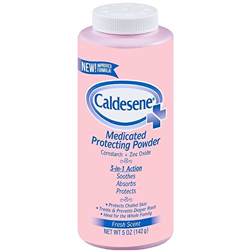 Book Cover Caldesene Medicated Protecting Powder with Zinc Oxide & Cornstarch, 5 oz (Pack of 2)