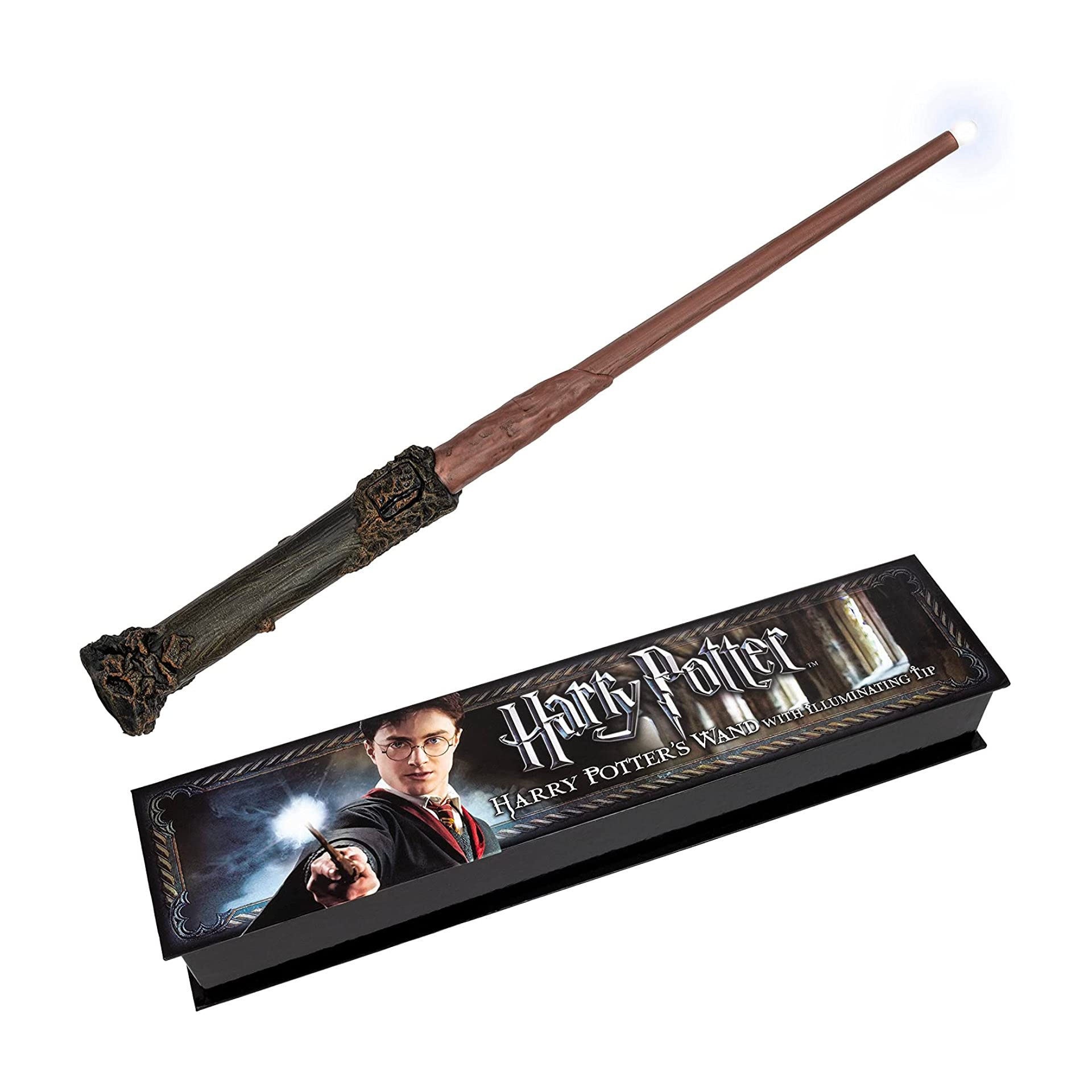 Book Cover The Noble Collection NN1910 Harry Potter Illuminating Wand, 14-Inch