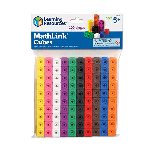 Book Cover Learning Resources Mathlink Cubes (Set of 100)