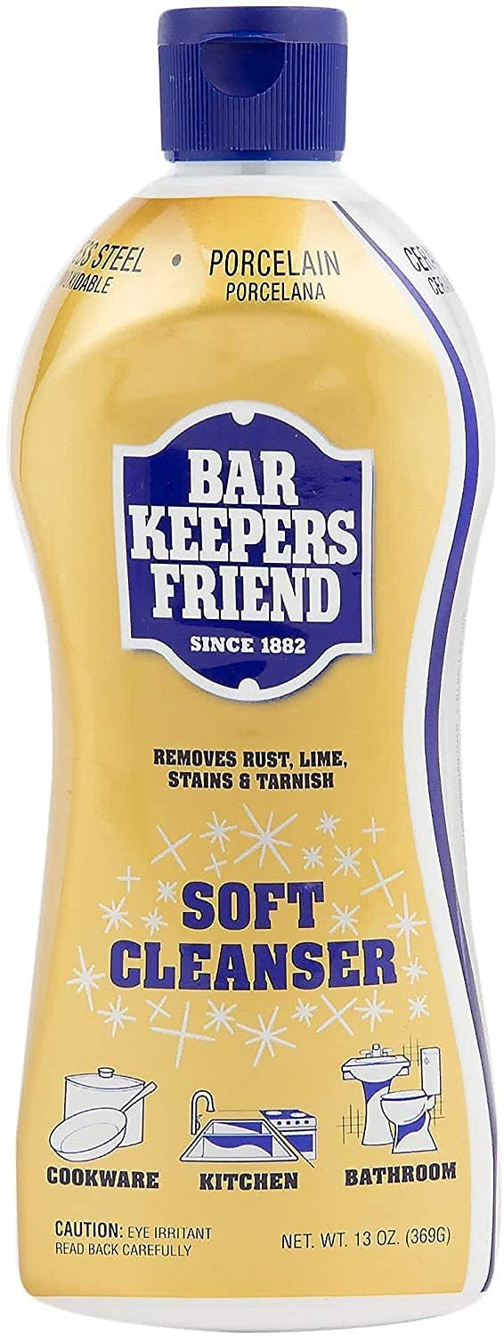 Book Cover Bar Keepers Friend Soft Cleaner Premixed Formula | 13 oz | (1 Pack)