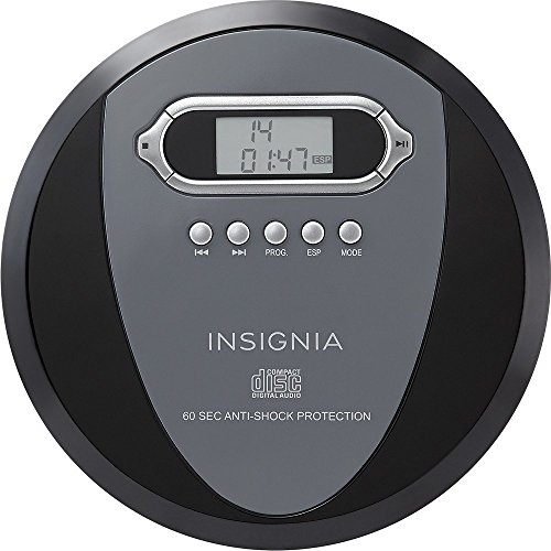 Book Cover Insignia NS-P4112 Portable CD Player with Skip Protection for CD, CD-R, CD-RW - Includes Headphones