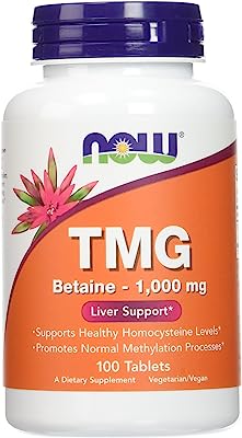 Book Cover NOW Foods Extra Strength TMG 1,000 mg Tabs, 100 ct