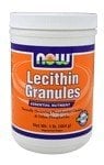Book Cover Lecithin Granules NON-GMO Now Foods 1 lbs Granule
