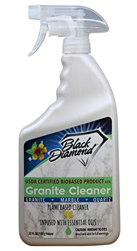 Book Cover Black Diamond Stoneworks Granite Counter Cleaner: USDA Certified BIOBASED- Safe for Granite, Quartz, Marble, Travertine, Countertops
