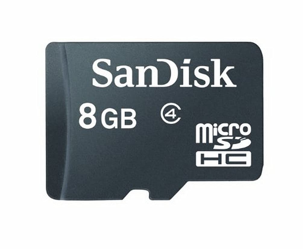 Book Cover 8GB Sandisk MicroSDHC Memory Card with SD Adapter