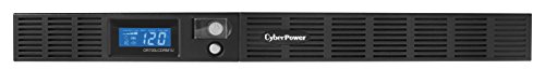 Book Cover CyberPower OR700LCDRM1U Smart App LCD UPS System, 700VA/400W, 6 Outlets, AVR, 1U Rackmount