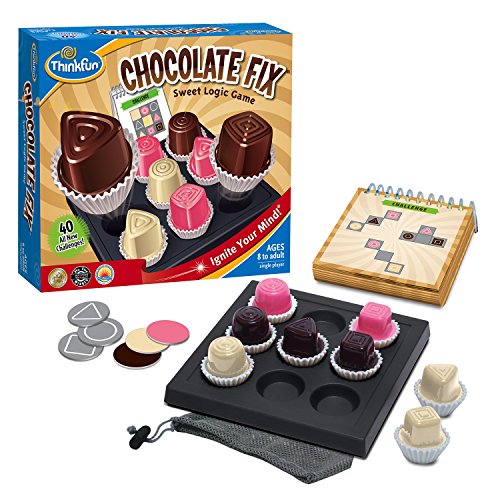 Book Cover Think Fun Chocolate Fix Board Game (Colors And Parts May Vary)