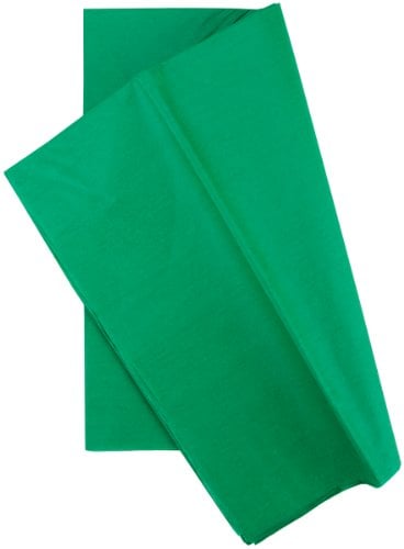 Book Cover Cindus Tissue Wrap, 20 by 20-Inch, Emerald Green, 10/Pkg