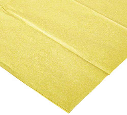 Book Cover Cindus Tissue Wrap, 20 by 20-Inch, Canary Yellow 10/Pkg
