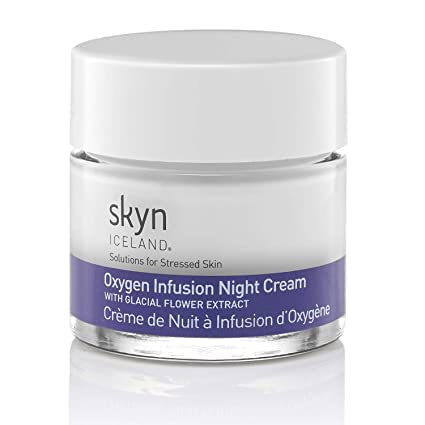 Book Cover skyn ICELAND Oxygen Infusion Night Cream: Combat Signs of Aging, Overnight Repair, 56g / 1.98 oz 1.98 Ounce (Pack of 1)