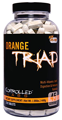 Book Cover Controlled Labs Orange Triad:: Multivitamin, Joint, Digestion, And Immune, 270-Count Bottle