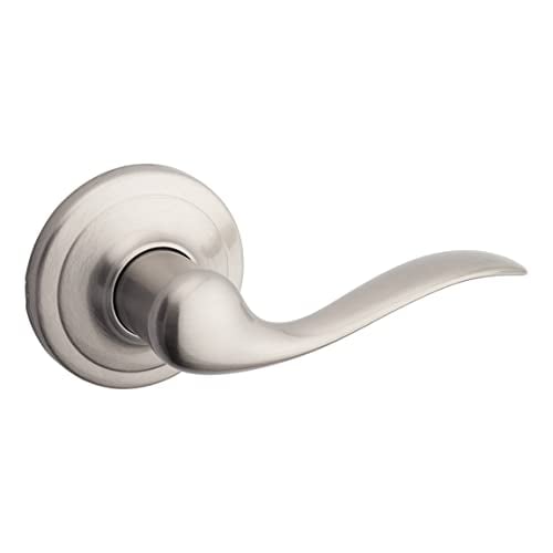 Book Cover Kwikset Tustin Right-Handed Half-Dummy Lever in Satin Nickel (97880-676)