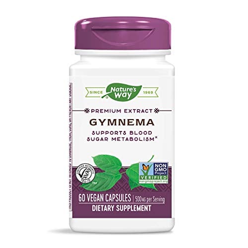Book Cover Nature's Way Gymnema Capsules, 500 mg, 60 Count