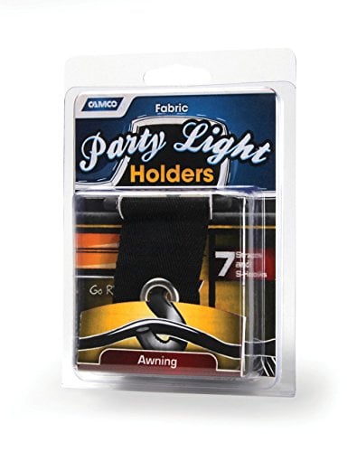 Book Cover Camco 42733 Fabric Party Light Holders, Black