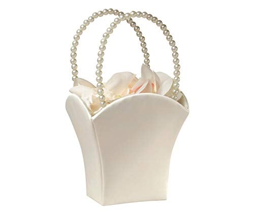 Book Cover Plain Pearl Handle Ivory Flower Basket