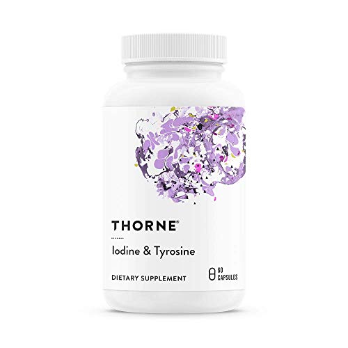 Book Cover Thorne Research - Iodine & Tyrosine - Mineral and Amino Acid Support for Healthy Thyroid Function - 60 Capsules