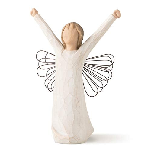 Book Cover Willow Tree Courage Angel, Sculpted Hand-Painted Figure