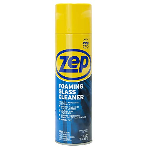 Book Cover Zep ZUFGC24 Foaming Glass Cleaner 19 Ounces