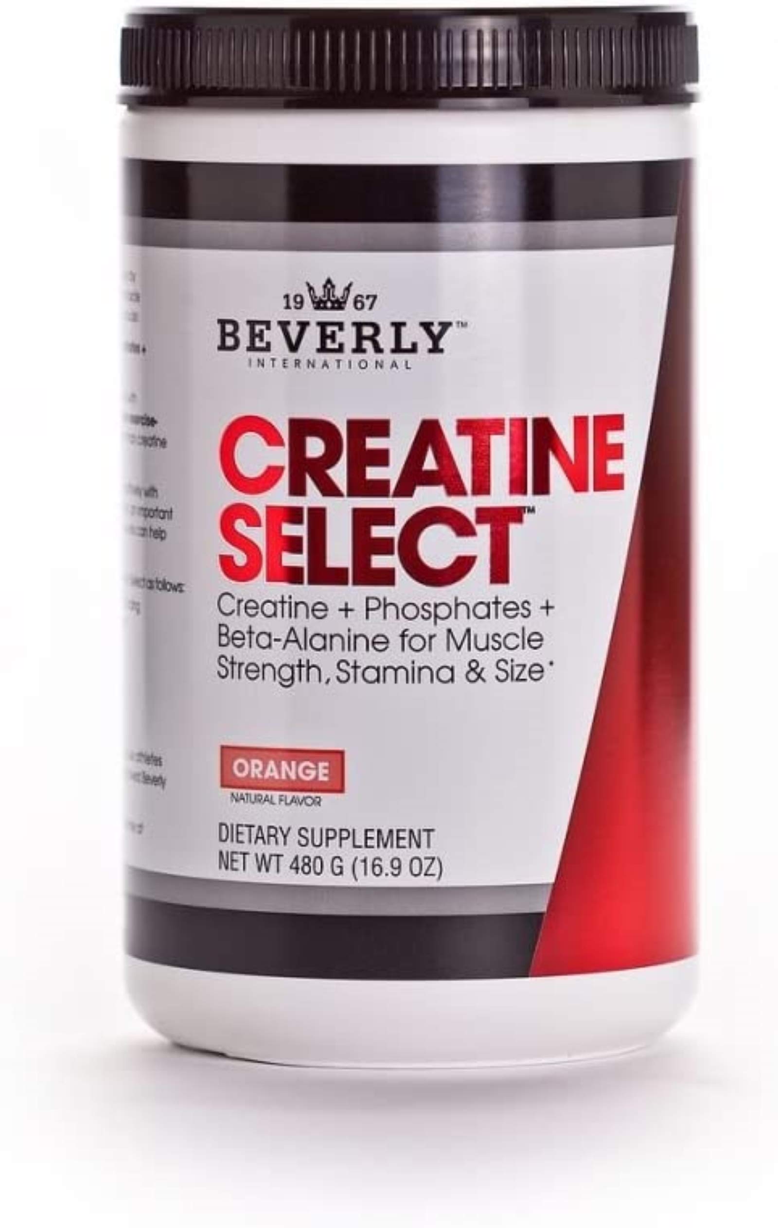 Book Cover Beverly International Creatine Select with Phosphates, 40 servings. A Fail-Proof Creatine Monohydrate Formula. Boost Muscle Size, Strength, Endurance and Recovery. For Men and Women. Tastes like Tang!