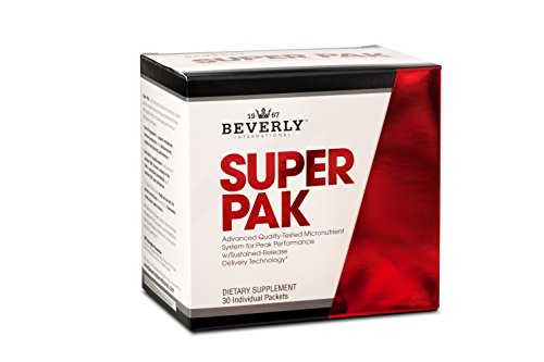 Book Cover Beverly International Super Pak. 30 Paks. High-Potency Multivitamin Daily Pack for maximum energy, performance, immune system health. Custom-formulated for athletes and active individuals since 1970.