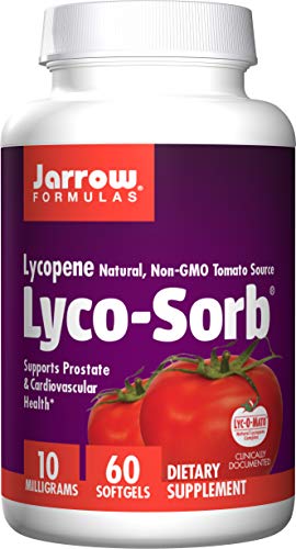 Book Cover Jarrow Formulas Lyco-Sorb, Supports Prostate & Cardiovascular Health, 10 mg, 60 Softgels