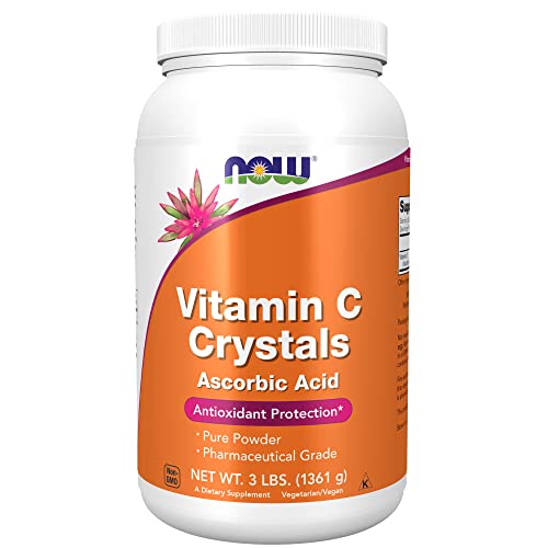 Book Cover NOW Supplements, Vitamin C Crystals (Ascorbic Acid), Antioxidant Protection*, 3-Pound