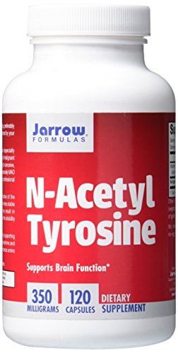 Book Cover Jarrow Formulas N-Acetyl Tyrosine, Supports Brain Function, 350 mg, 120 Caps