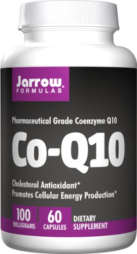 Book Cover Jarrow Formulas Co-Q10, Promotes Cellular Energy Production, 100 mg, 60 Caps