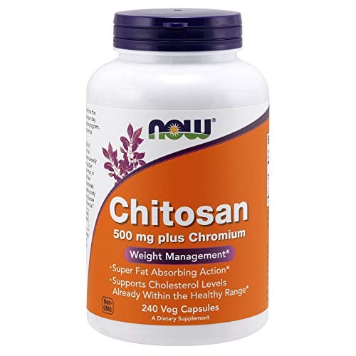 Book Cover Now Supplements, Chitosan 500 mg with Chromium, 240 Capsules