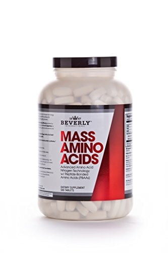 Book Cover Beverly International Mass Amino Acids, 500 Tablets. They'll think you've been lifting for years