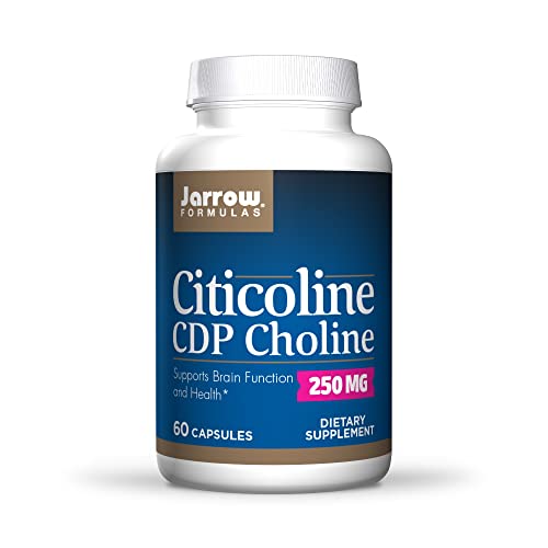 Book Cover Jarrow Formulas Citicoline (CDP Choline) 250 mg - 60 Capsules - Supports Brain Health & Attention Performance - Up to 60 Servings