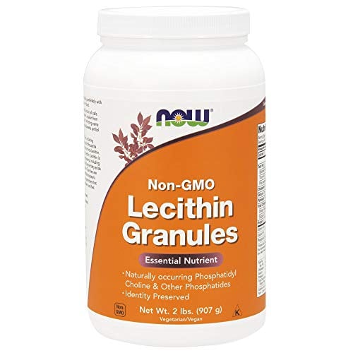 Book Cover NOW Supplements, Lecithin Granules with naturally occurring Phosphatidyl Choline and Other Phosphatides, 2-Pound