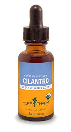 Book Cover Herb Pharm Certified Organic Cilantro Extract for Cleansing and Detoxification Support - 1 Ounce