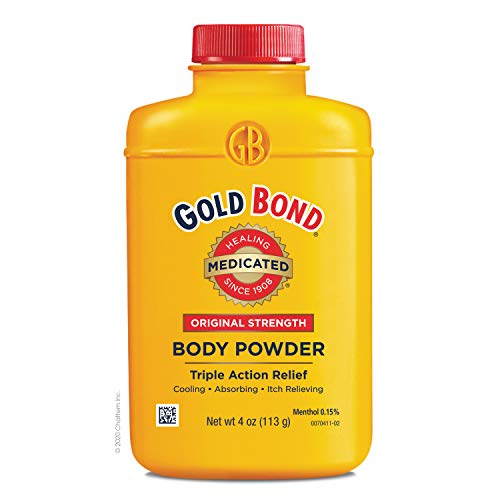 Book Cover Gold Bond Medicated Body Powder Original Strength, 1 oz., Cooling, Absorbing & Itch Relief